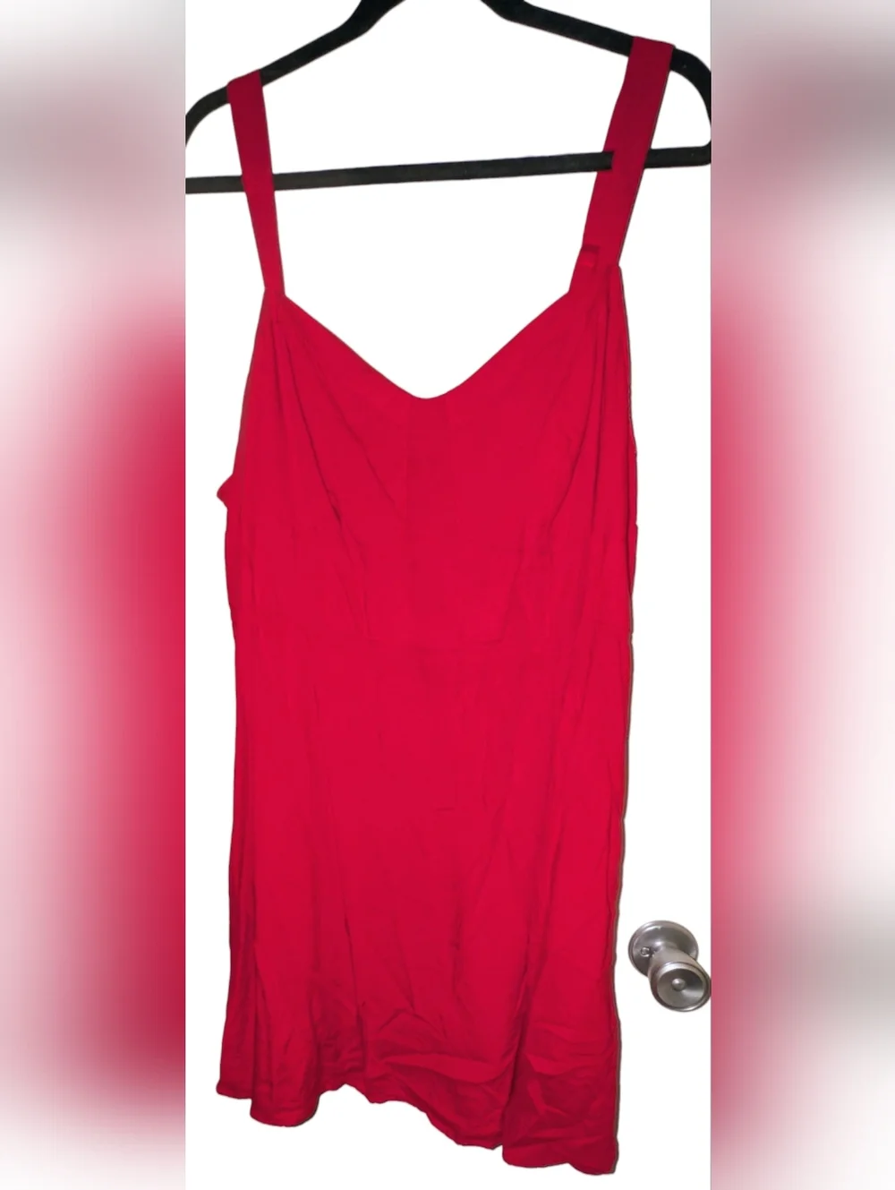 Old Navy | Dresses | Old Navy Red Smocked Mini Dress Or Tunic Top Nwot 2x |  Poshmark